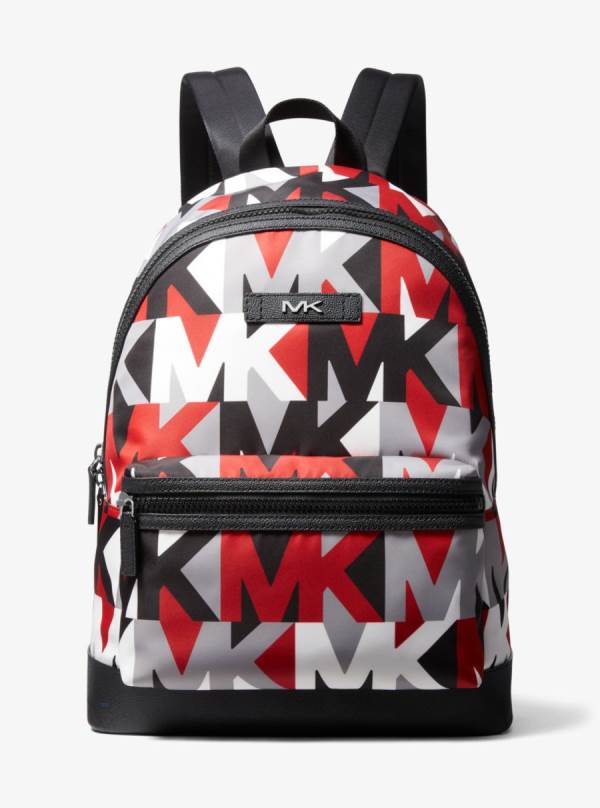 Panske Batohy Michael Kors Cooper Graphic Logo Woven Červené - Tasky Michael Kors Levně | SYODT-4981